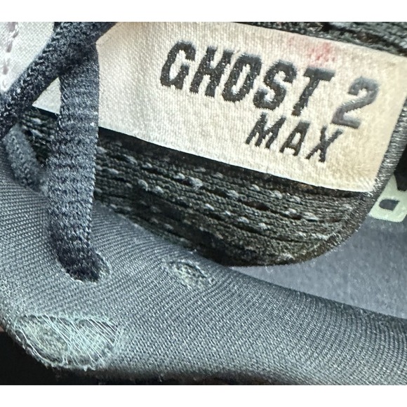 Brooks Ghost Max 2 Womens Size 9B 1204201B077 Black Running Shoes Sneakers Read - Picture 10 of 14